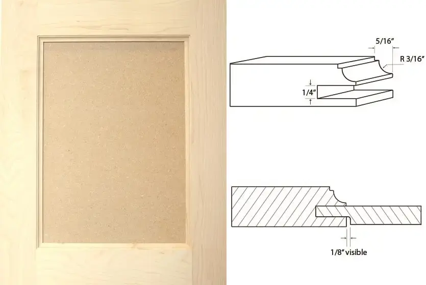 portland cabinet door 5pc_w door